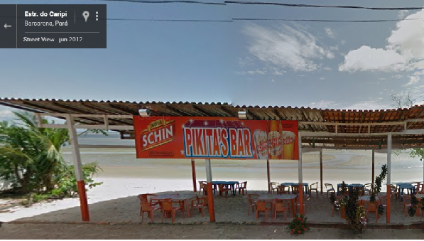 Praia Caripi - Pikitas Bar (imagem: google street view)