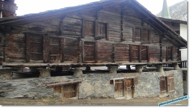 Casas histórcias em Zermatt